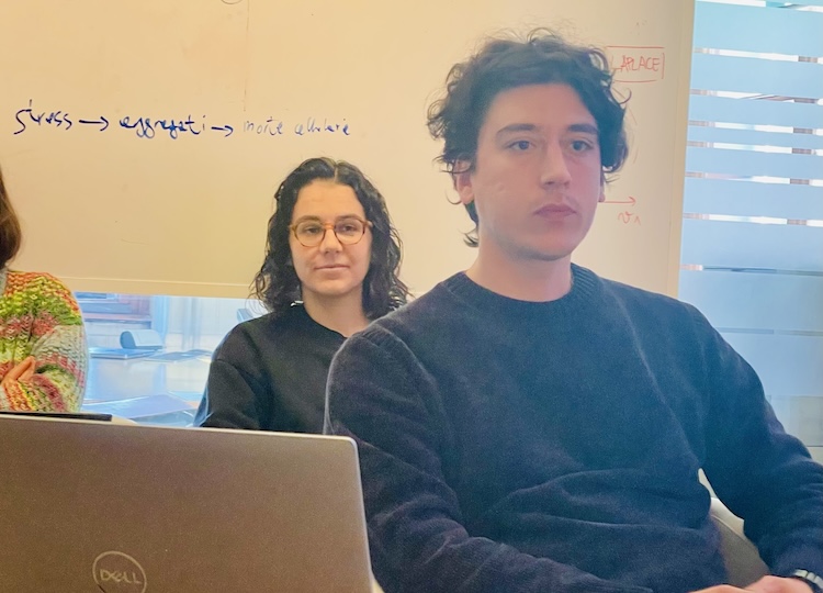 Filippo Gastaldiello presenting his work at COSBI